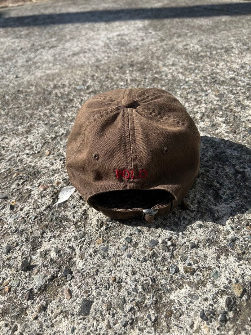 Polo by RALPH LAUREN ブラウンキャップ 90s