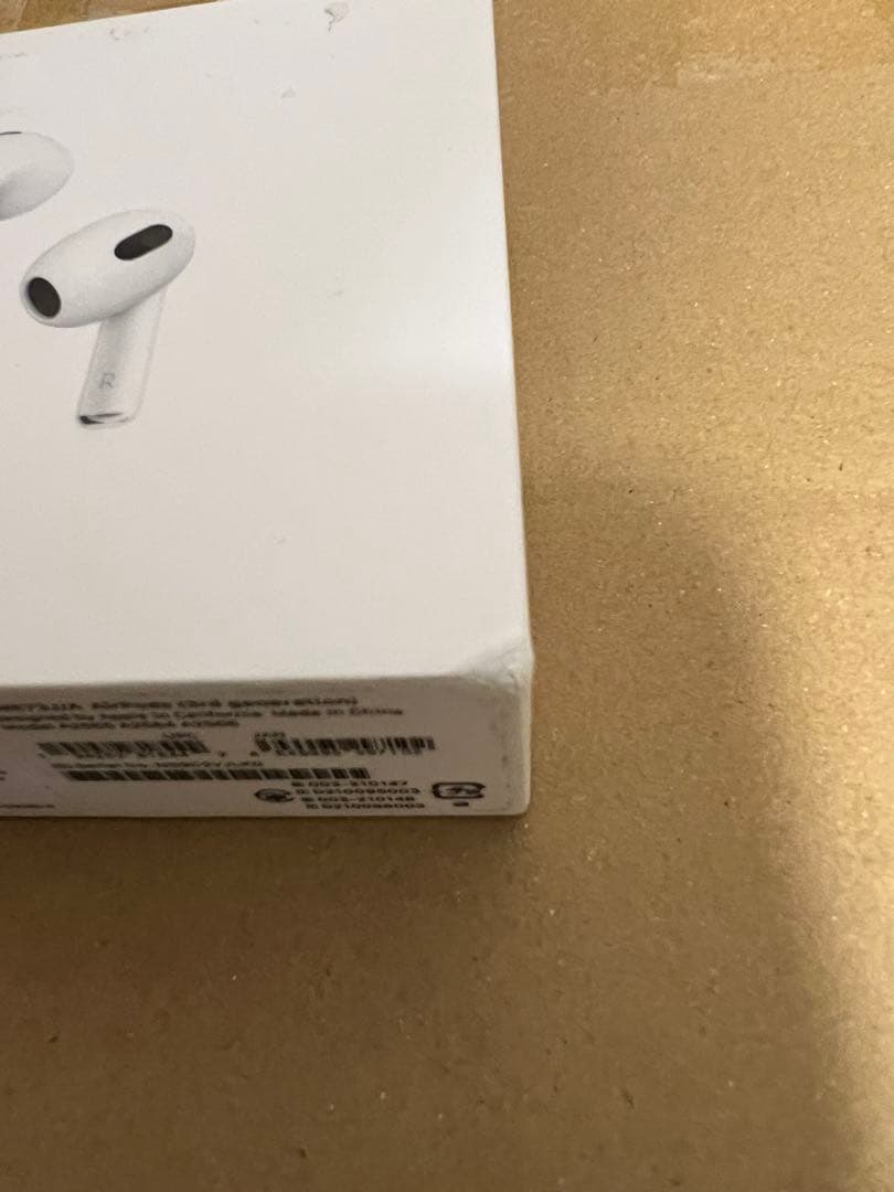 Apple Air Pods第3世代新品未開封　MME73J/A