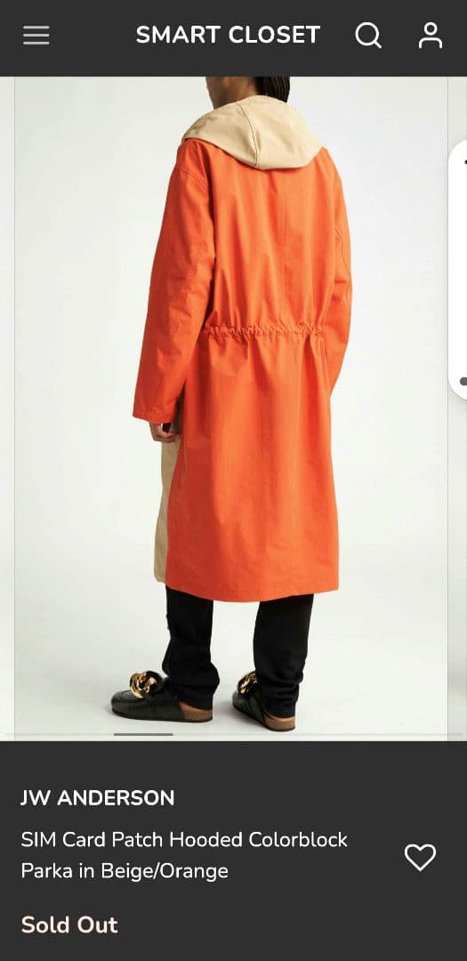 【定価21.6万】J.W. Andersonロングパーカーコート