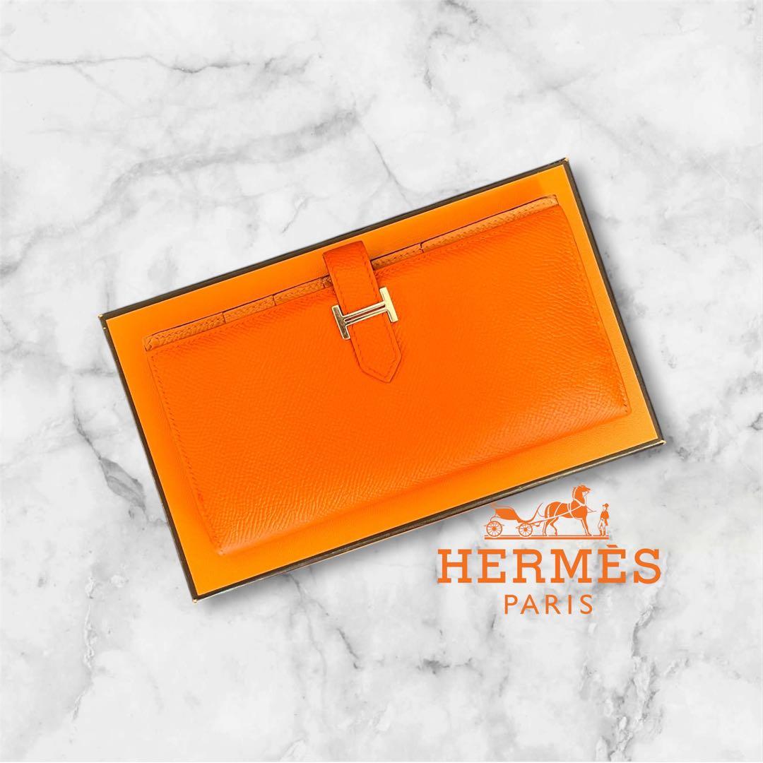 【参考価格100万円】エルメス ベアン スフレ 長財布 ブランド