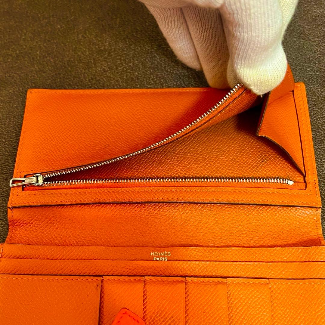 【参考価格100万円】エルメス ベアン スフレ 長財布 ブランド