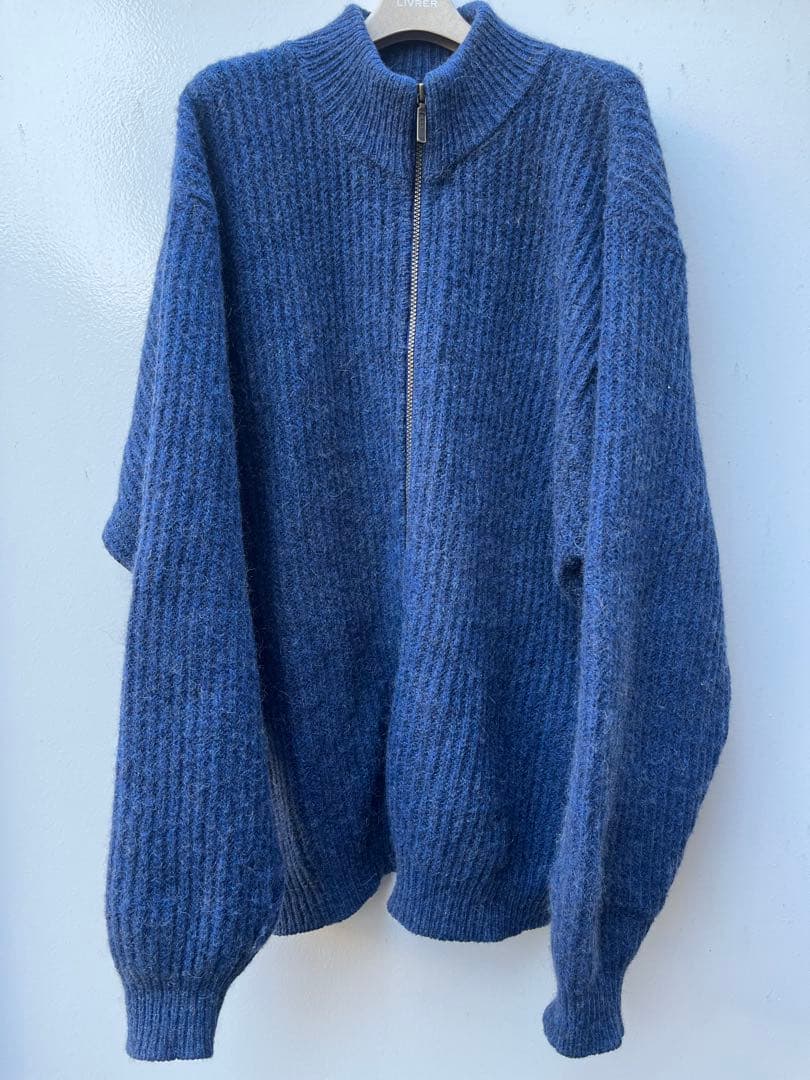 80s USA製 L.L.Bean ドライバーズニット ウール×アルパカ XL