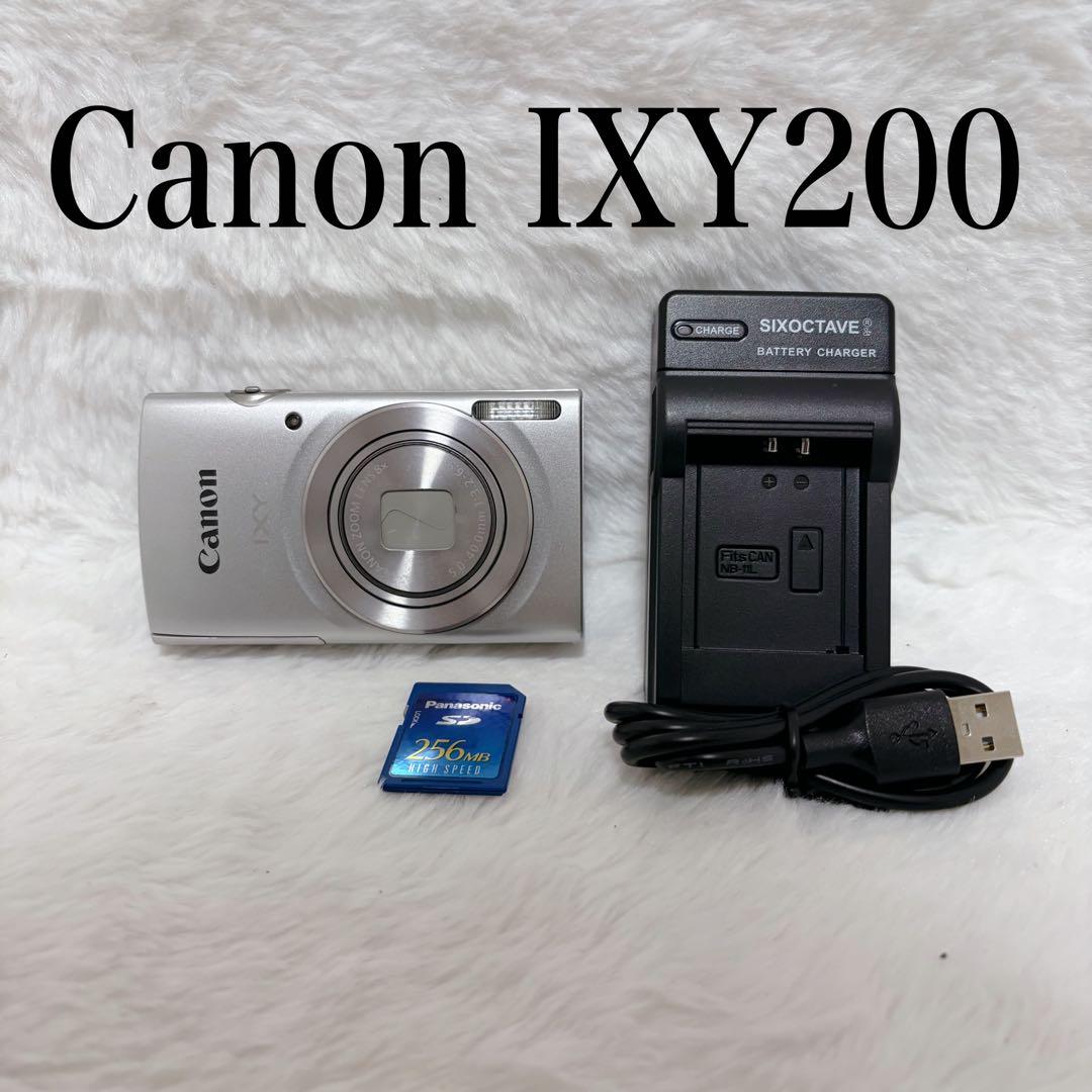 【極美品】 CanonIXY200 シルバー SDカード付き