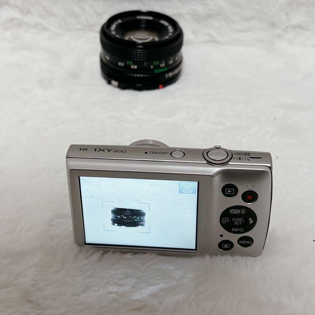 【極美品】 CanonIXY200 シルバー SDカード付き