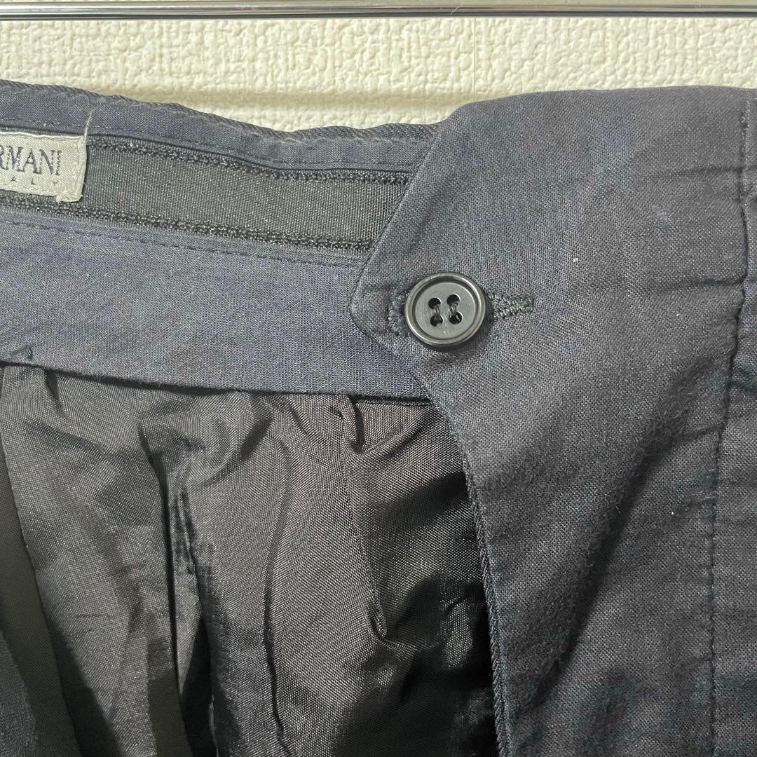 送料込み 90s エンポリオアルマーニ ワイドスラックス 黒 archive