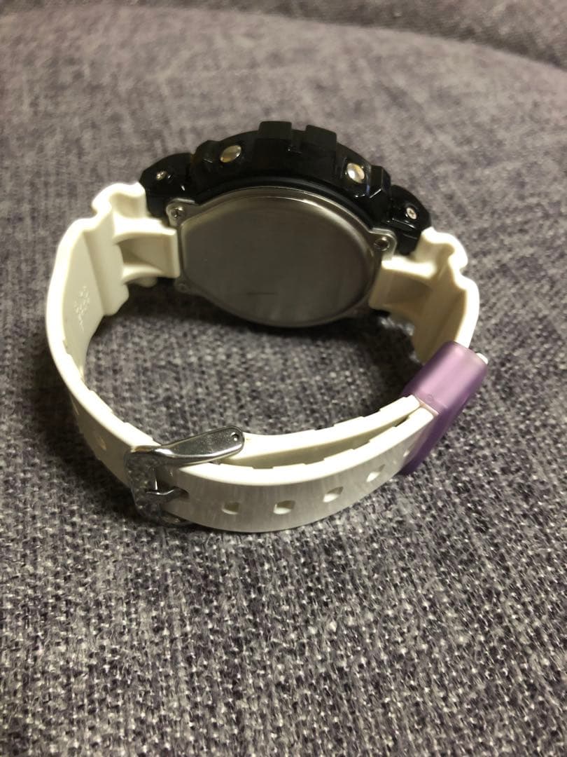 【美品】G-SHOCK DW6900 ホワイト×ブラック×パープル