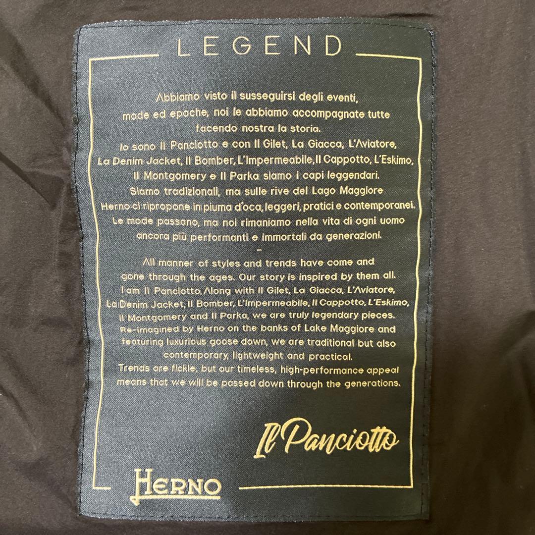 J*G様 【美品】早い物勝ちHerno ブラック ダウン　ベスト　ジレ　ヘルノ