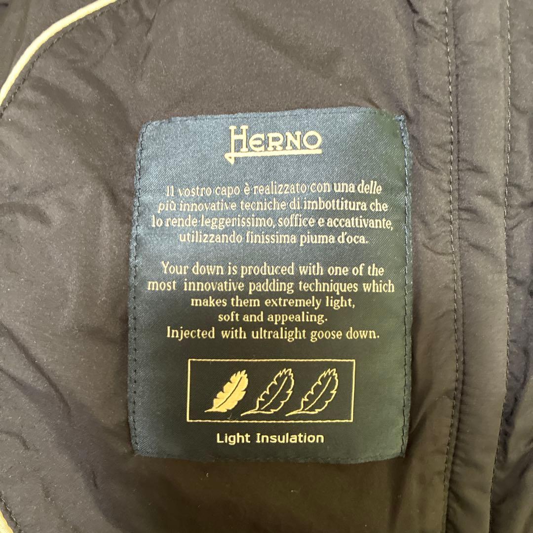 J*G様 【美品】早い物勝ちHerno ブラック ダウン　ベスト　ジレ　ヘルノ