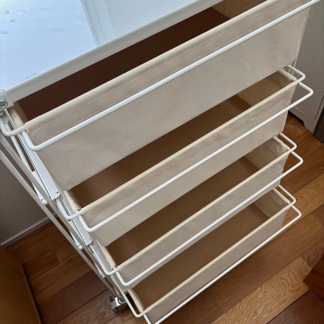 【専用】　無印　スチールユニットシェルフ　帆布バスケットセット