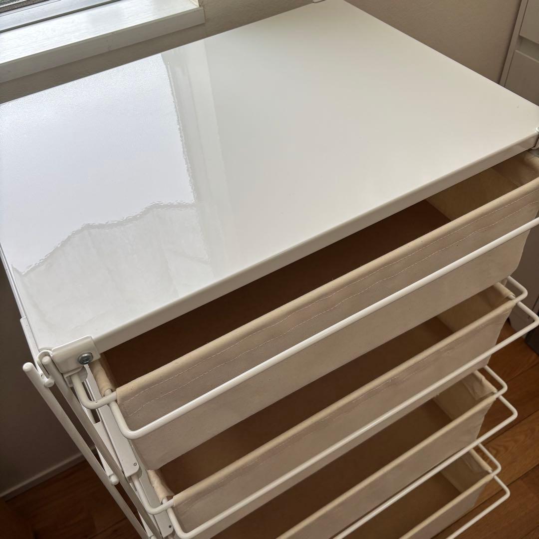 【専用】　無印　スチールユニットシェルフ　帆布バスケットセット