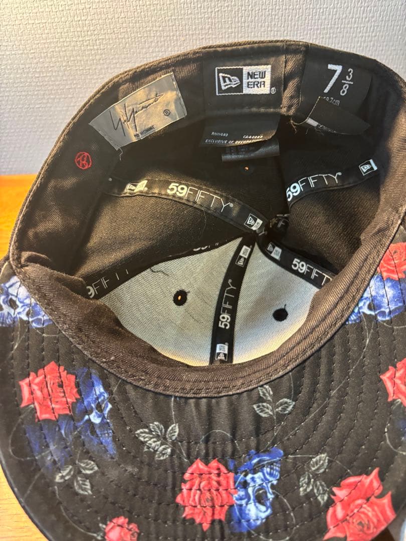 ヨウジヤマモト×NEW ERA スカルローズ　59FIFTY キャップ