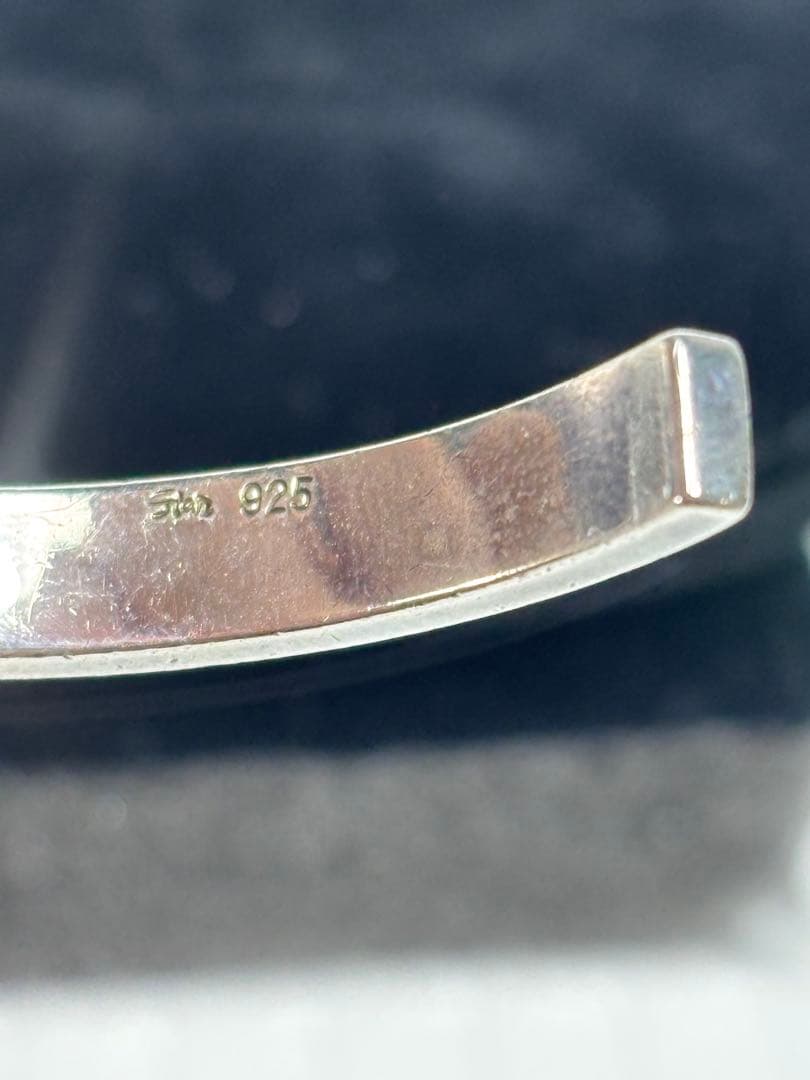 シルバー925 バングル　スタージュエリー