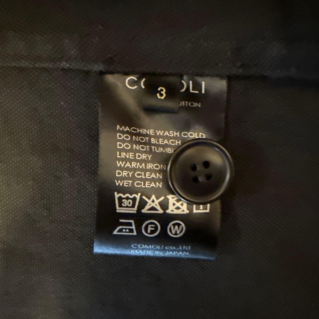 2025ss COMOLI コットンダックスジャケット