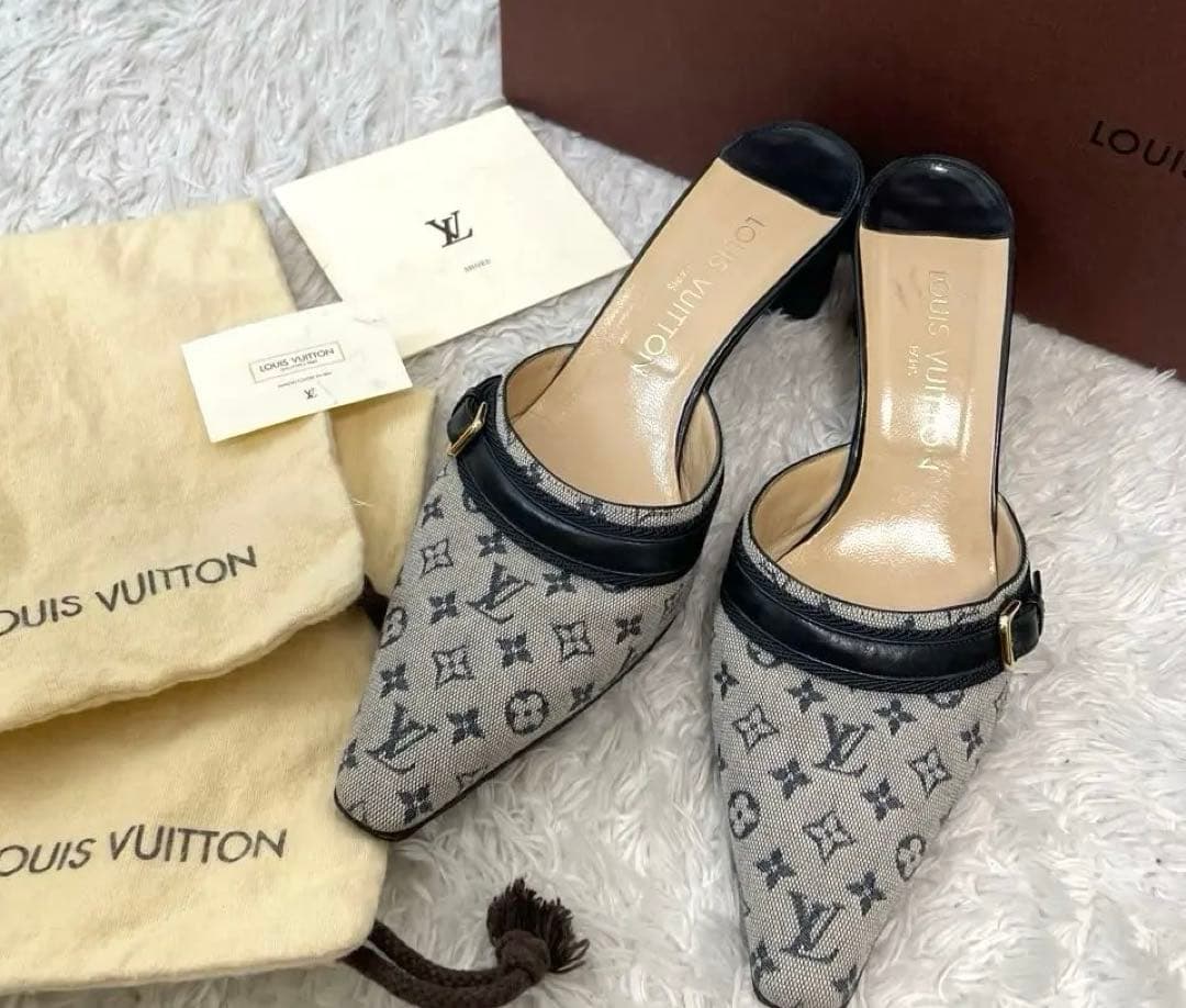 Louis Vuitton ミュール MA0051 37サイズ　箱、布袋付き