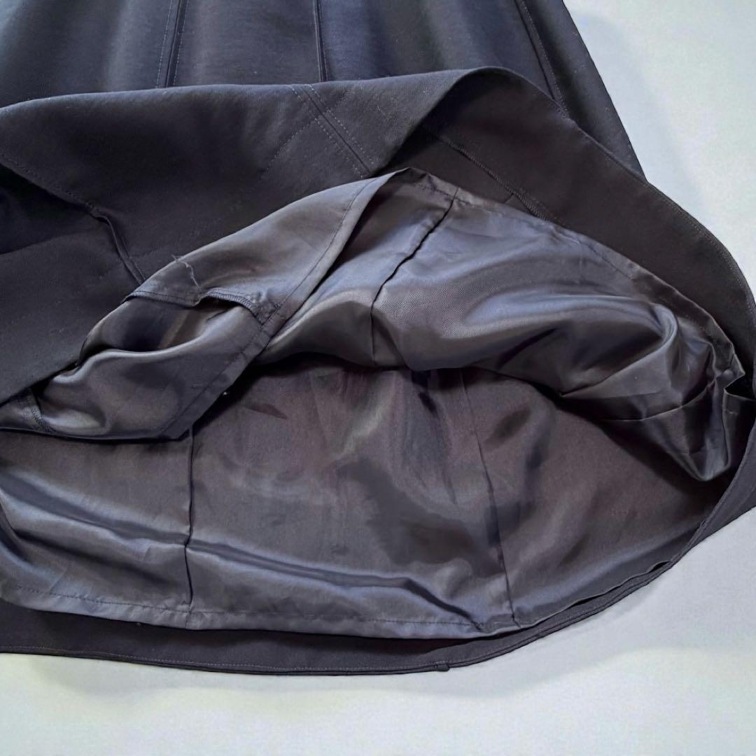 ESTNATION/エストネーション ダブルクロスVネックワンピース　紺　長袖