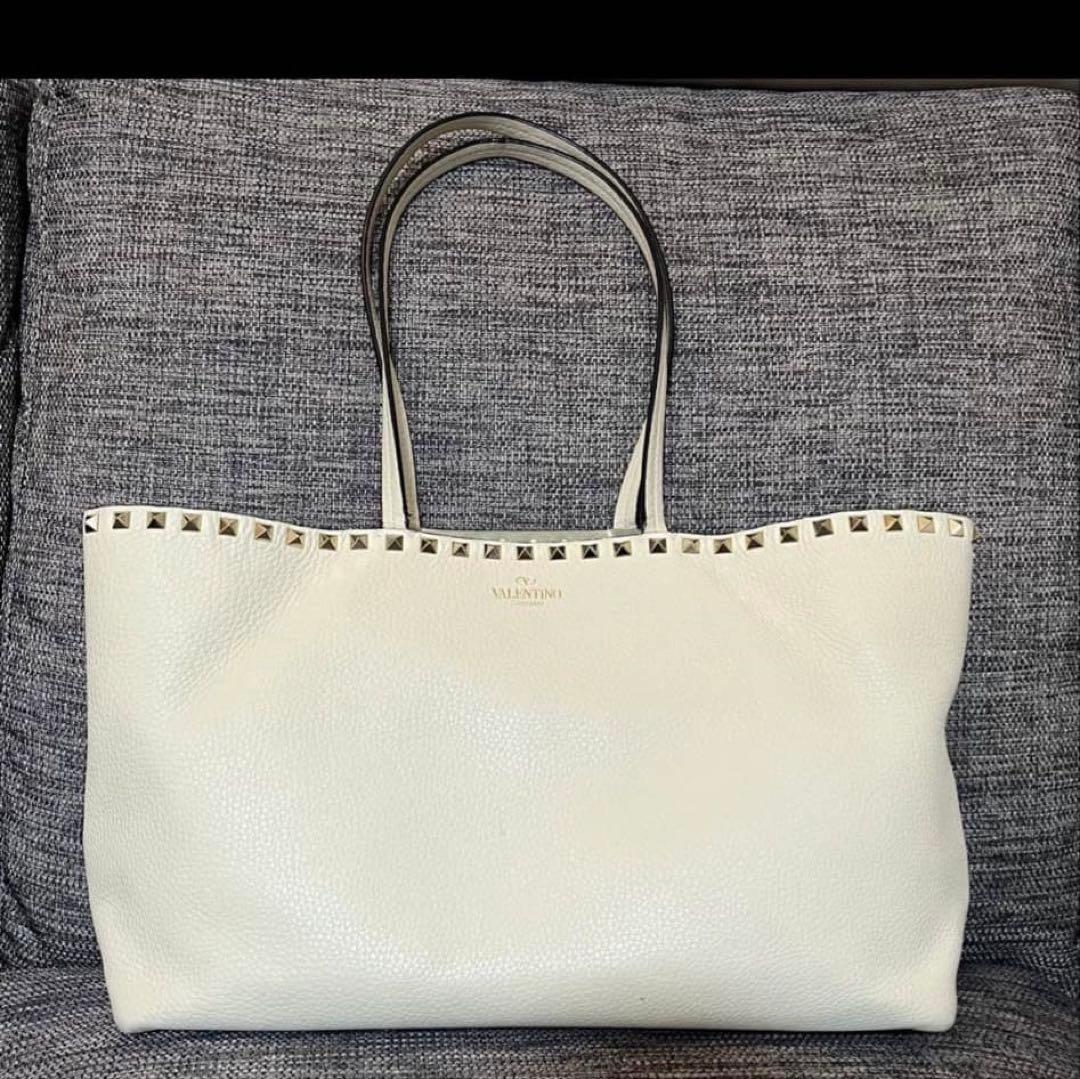 最後値下げ　VALENTINO GARAVANI ホワイトトートバッグ