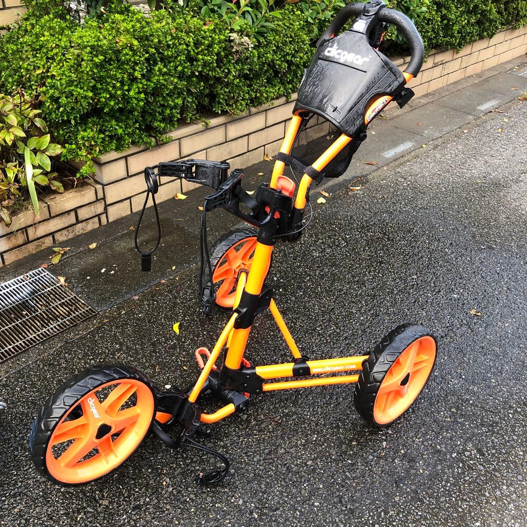 clicgear ゴルフカート 3輪 オレンジ