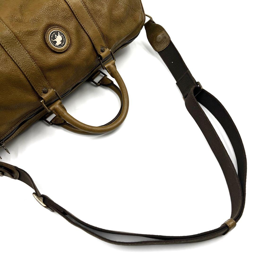 【限定モデル】HUNTING WORLD ボストンバッグ 2way バッファロー