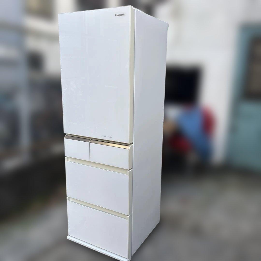 パナソニック/冷蔵庫/406L/2018年製/NR-E413PV-W