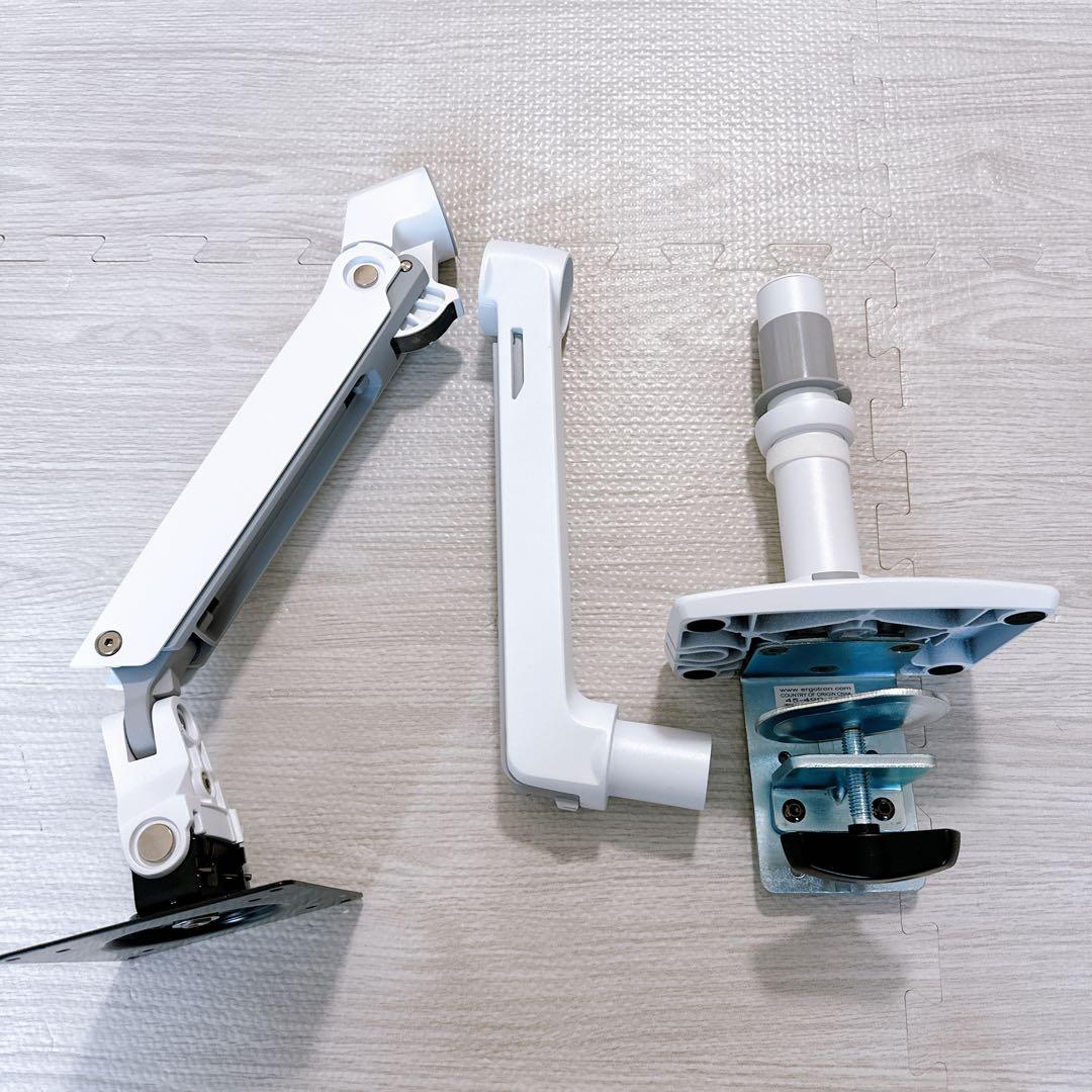 【未使用】エルゴトロン LX デスクマウント モニターアーム ホワイト