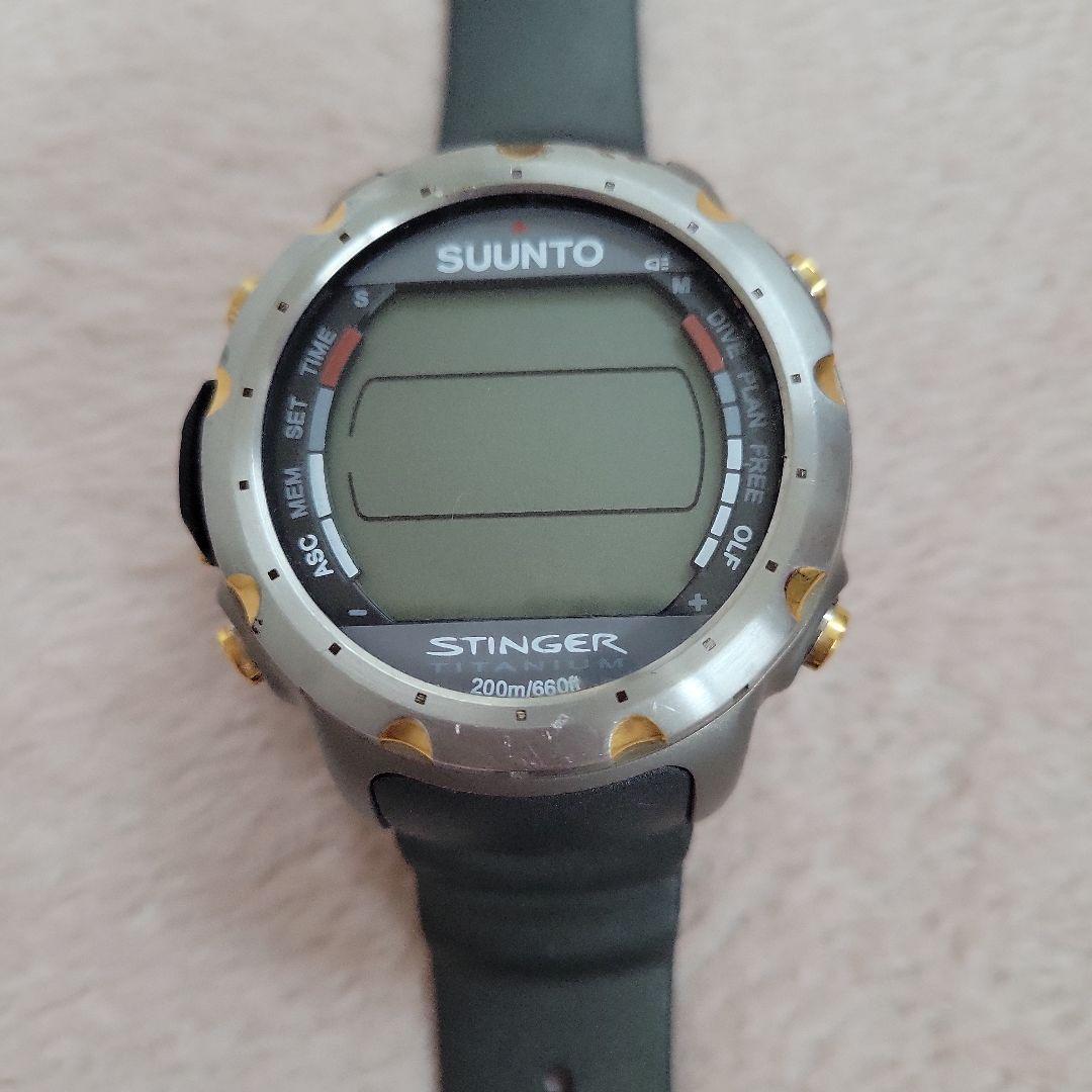 SUUNTO STINGER デジタル腕時計 200m防水中古動作未確認ジャンク