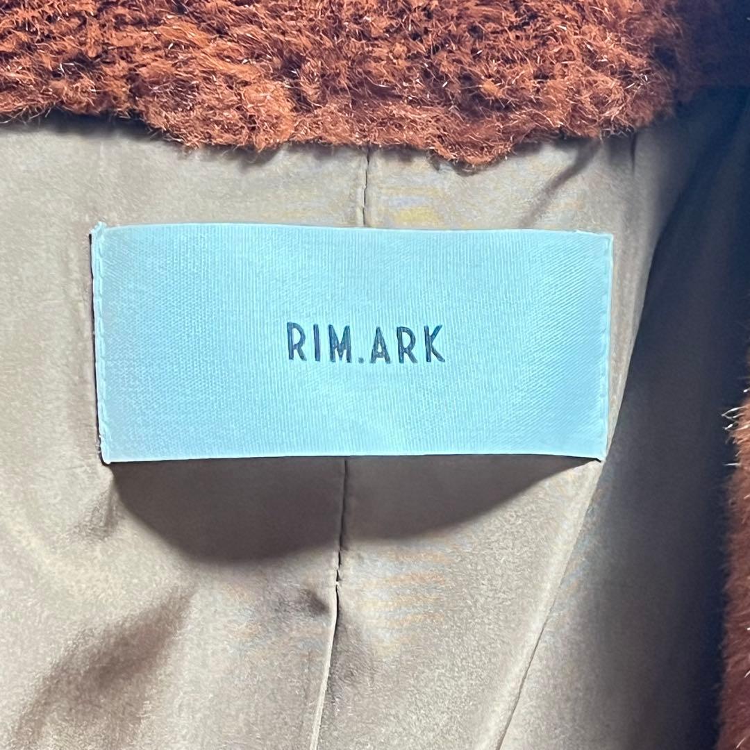 rim.arkドルマンスリーブファーコート オレンジ