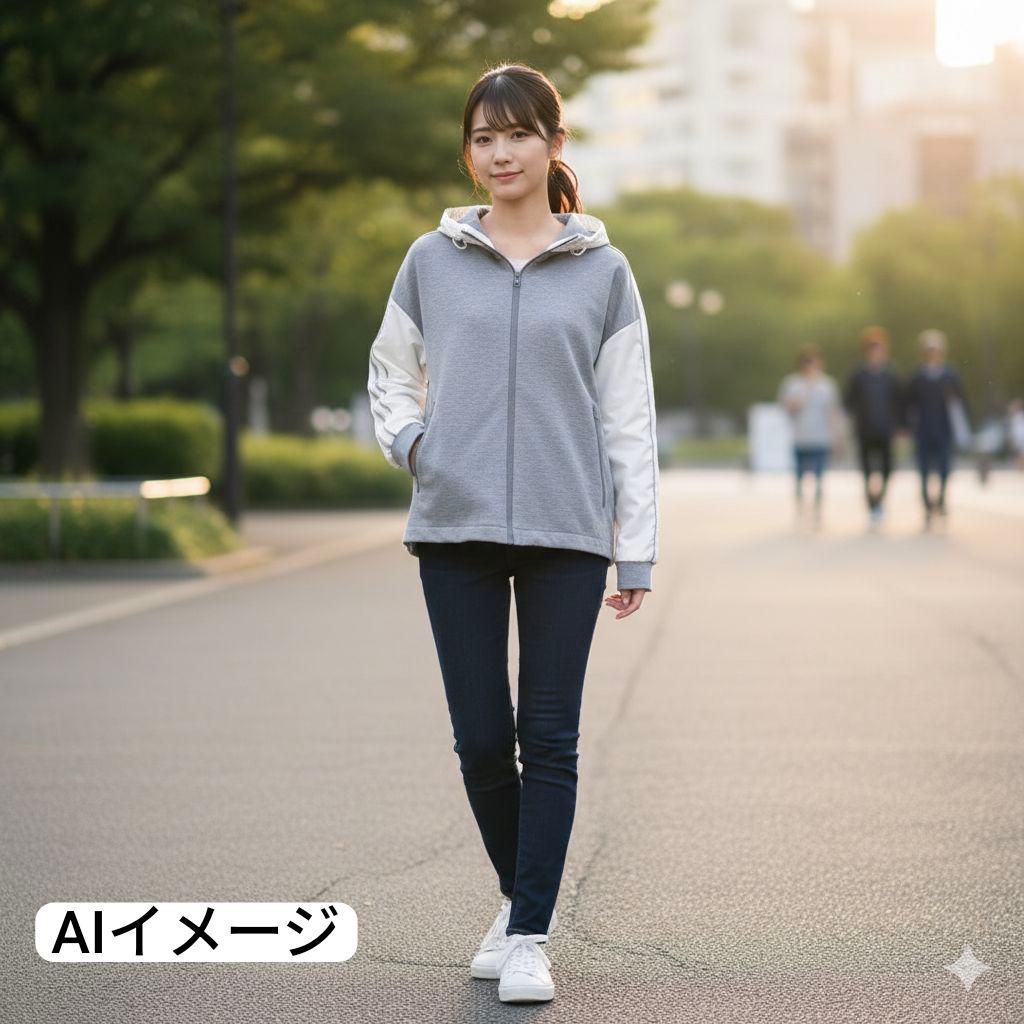 【みっちゃん様】HERNO ヘルノ ジップアップ 切り替え パーカー 48 L