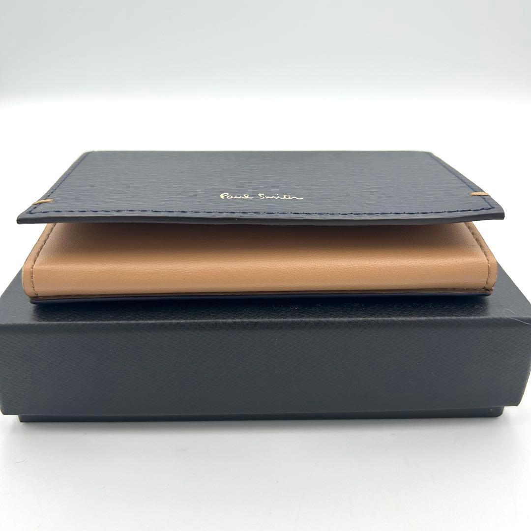 新品未使用✨ ポールスミス レザー 名刺入れ カードケース ダークネイビー