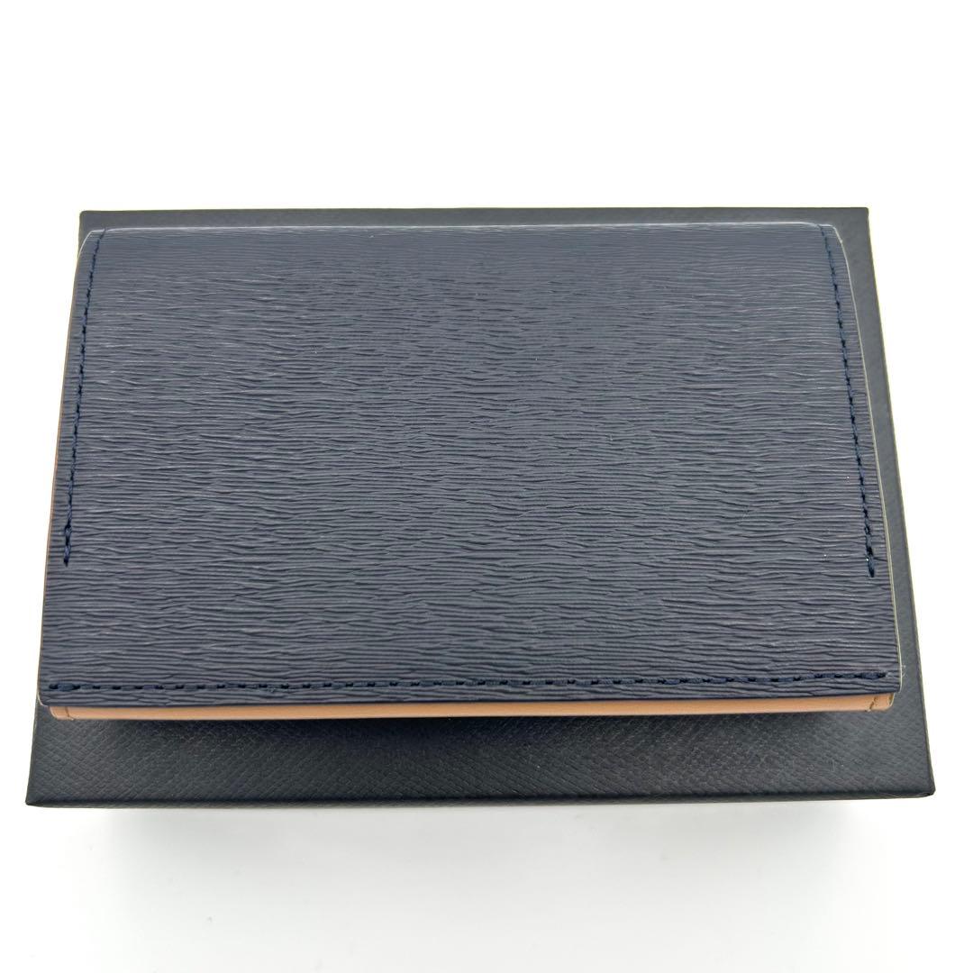 新品未使用✨ ポールスミス レザー 名刺入れ カードケース ダークネイビー