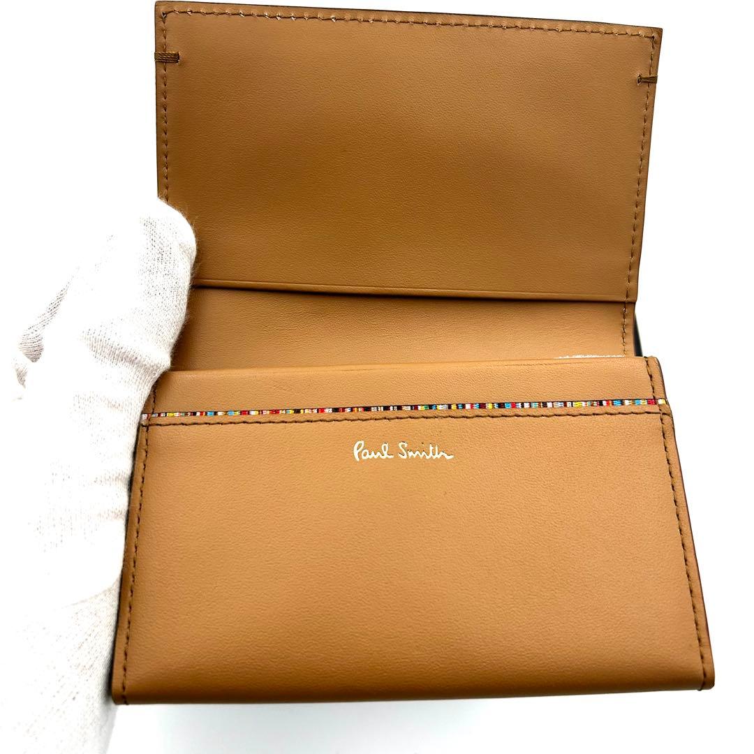 新品未使用✨ ポールスミス レザー 名刺入れ カードケース ダークネイビー