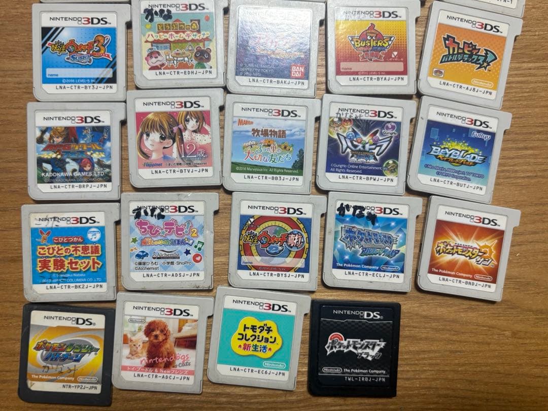 3dsソフトまとめアイカツ ポケモン 妖怪ウォッチ真打 トモコレ 等25点