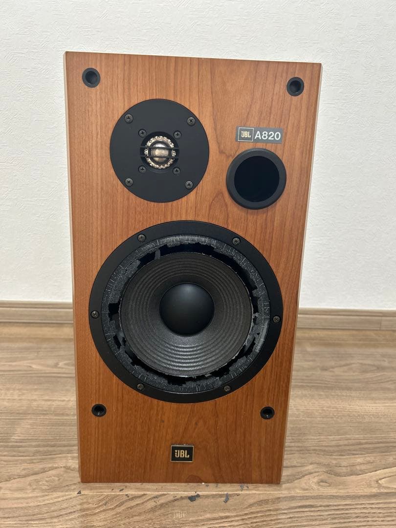 JBL A820 スピーカー ウッド調