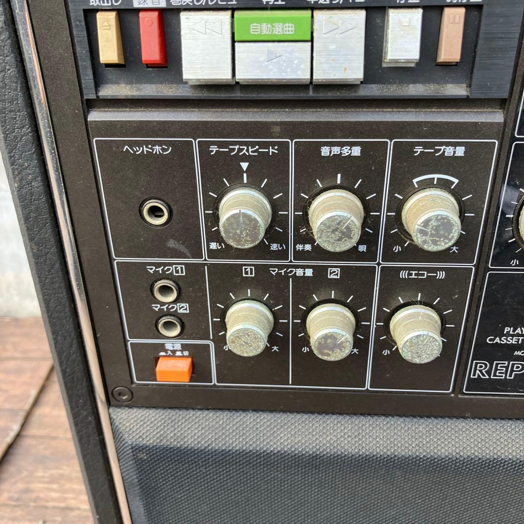 D-4 日立 8トラック プレーヤー ダブルカセットレコーダー TRQ-111K