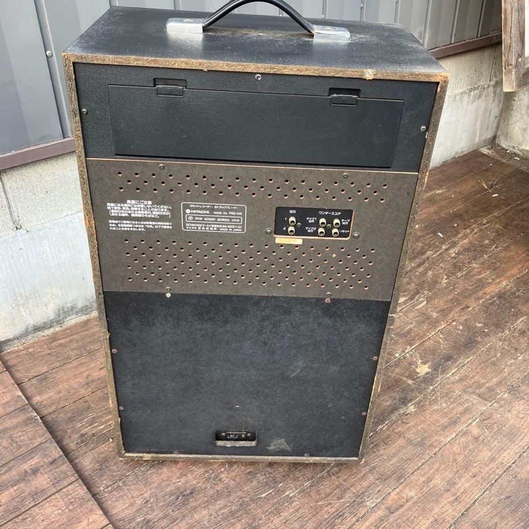 D-4 日立 8トラック プレーヤー ダブルカセットレコーダー TRQ-111K