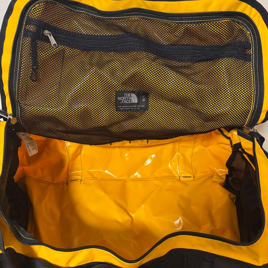 ノースフェイス ダッフルバッグ　Lサイズ90 イエローゴールド