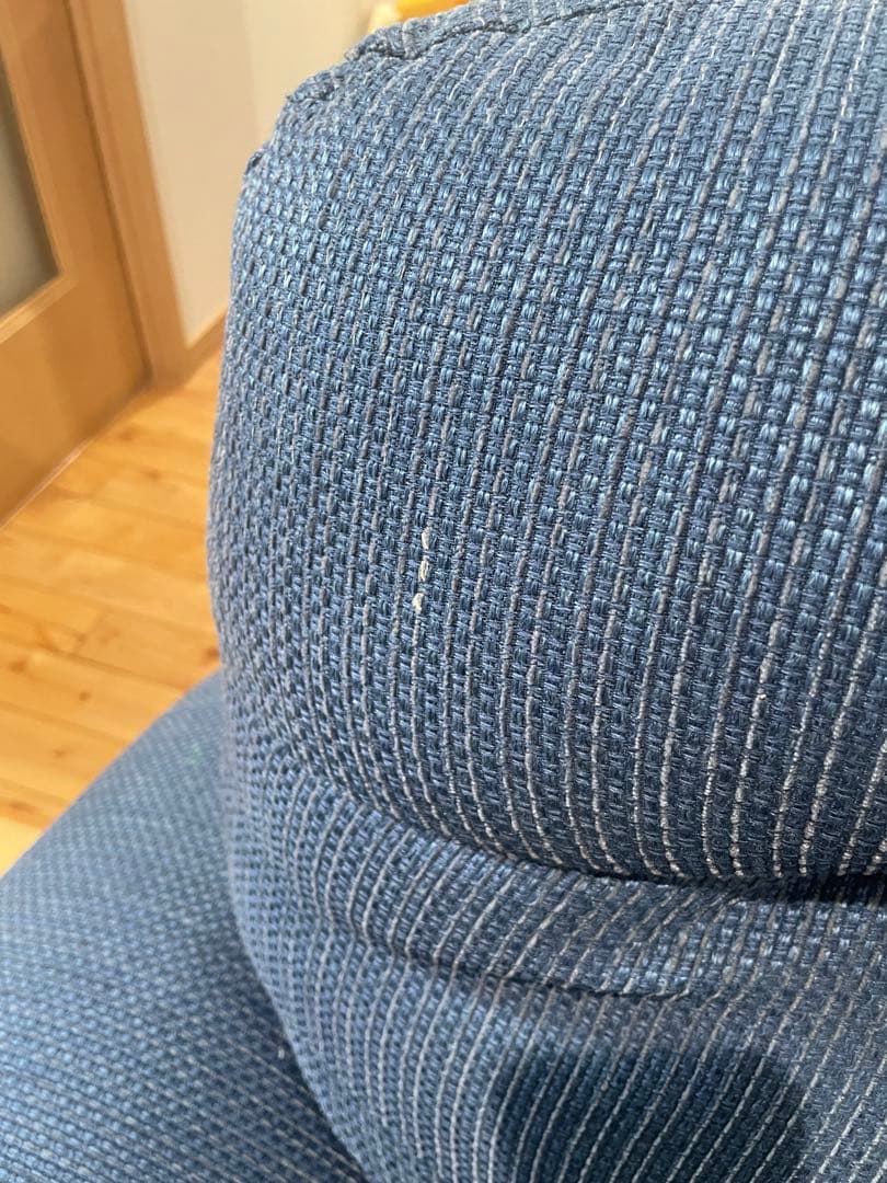 3人掛けソファ 青色 美品