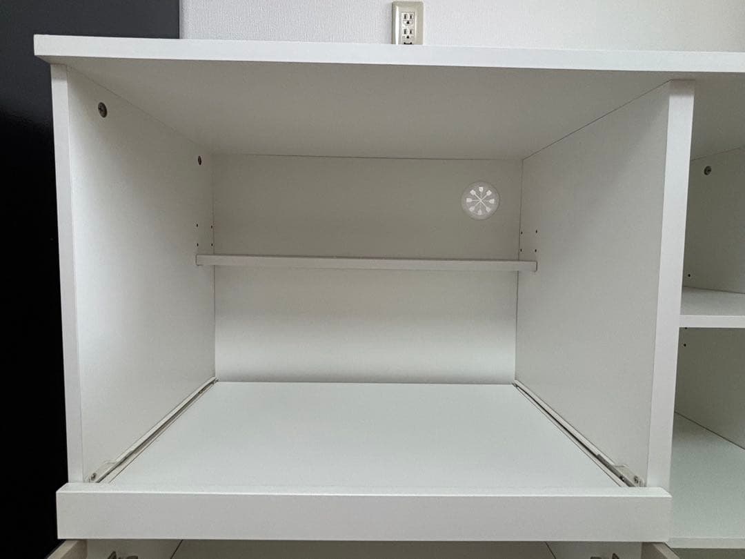 【送料込み・即購入OK】ニトリ RE9090G 食器棚 キッチン収納 ホワイト