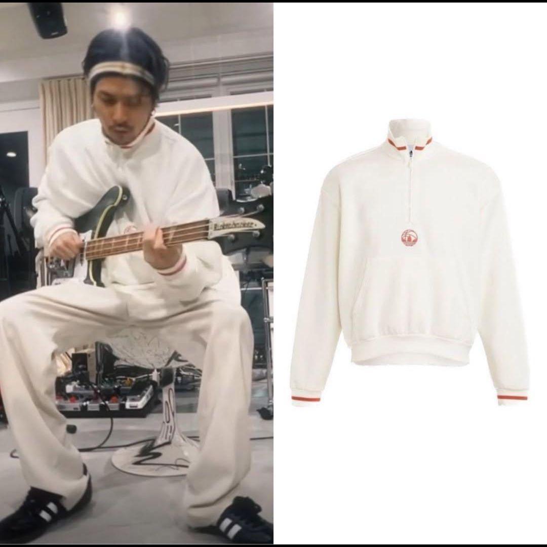 超希少⭐廃盤新品 adidas ハーフジップスウェットトレーナー 常田大希着用