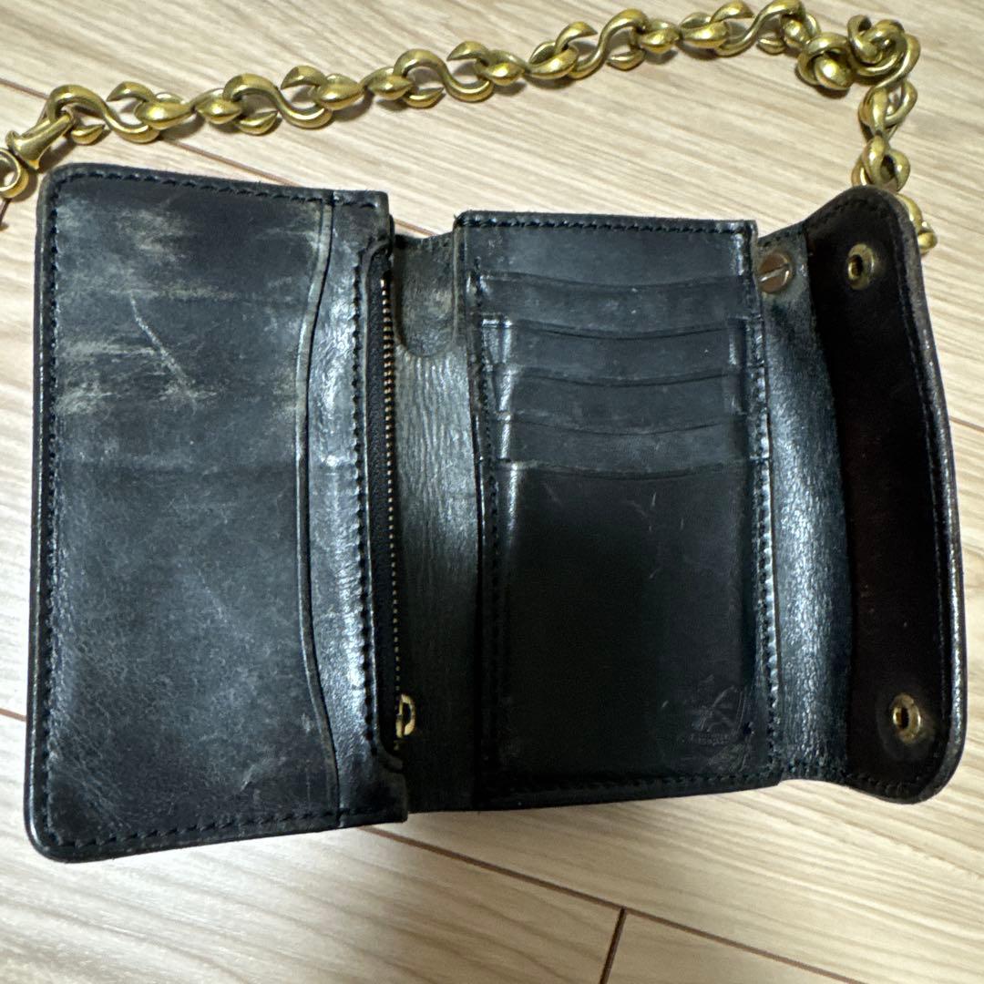 Inception インセプション ウォレットチェーン付き ミドルウォレット