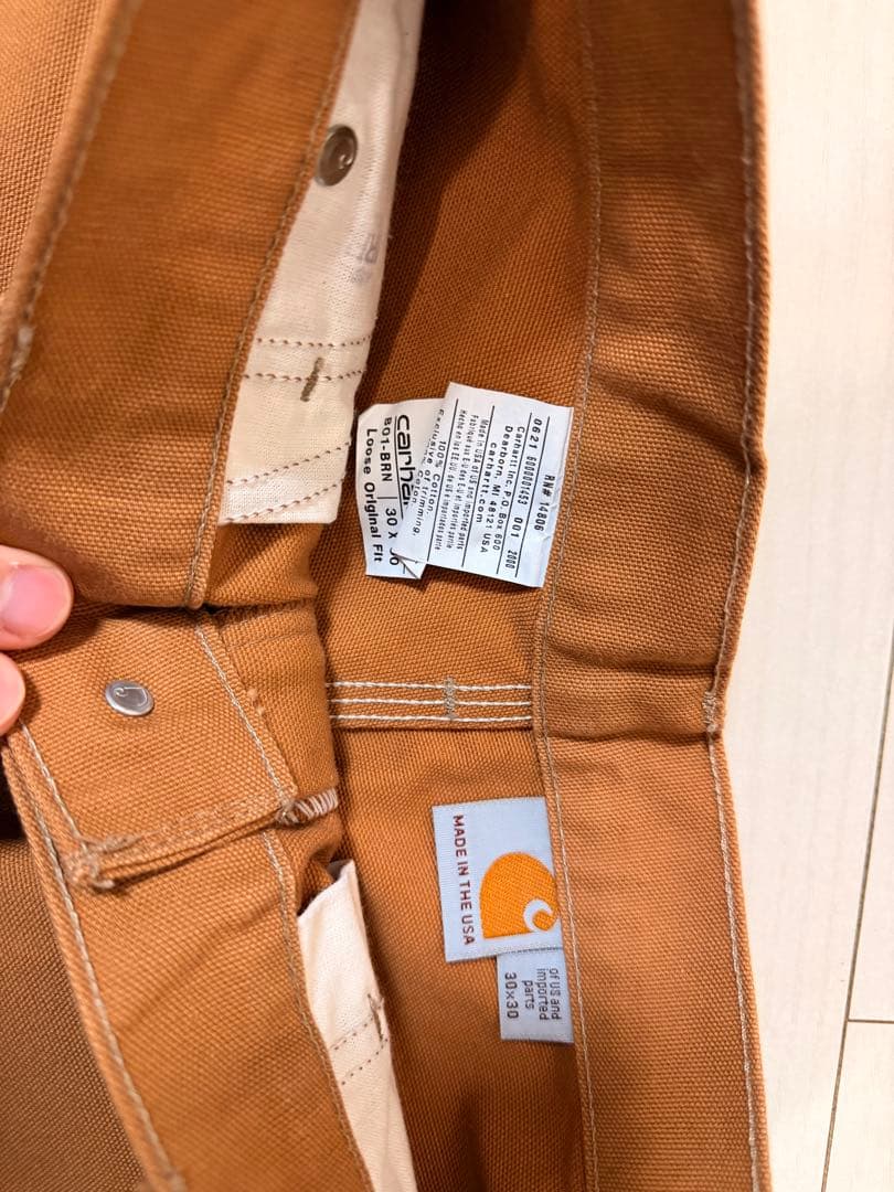 Carhartt ダブルニー　 USA製　30×30