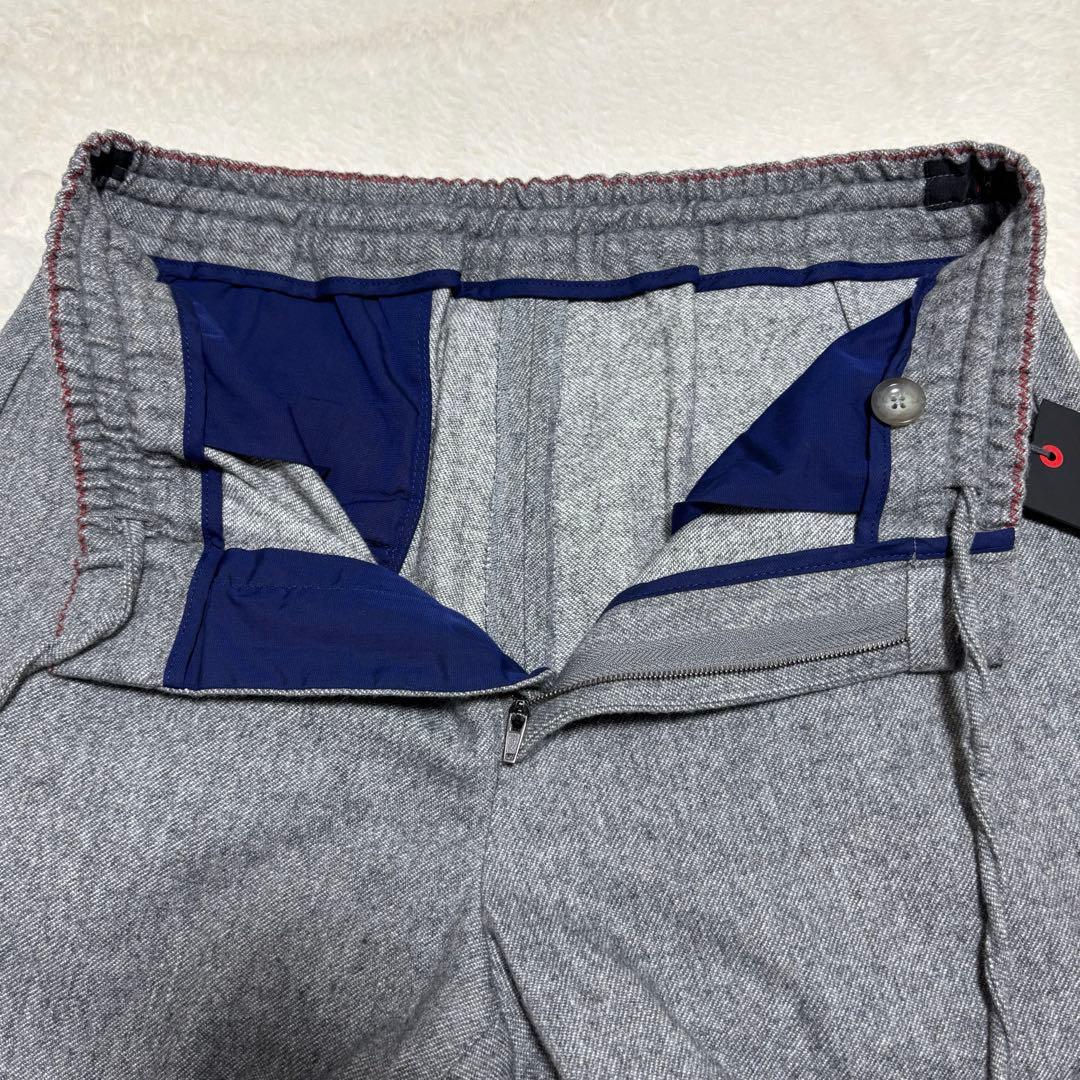 【極美品】 GTA DESIGN ジーティーアー スリム カシミヤ混 スラックス