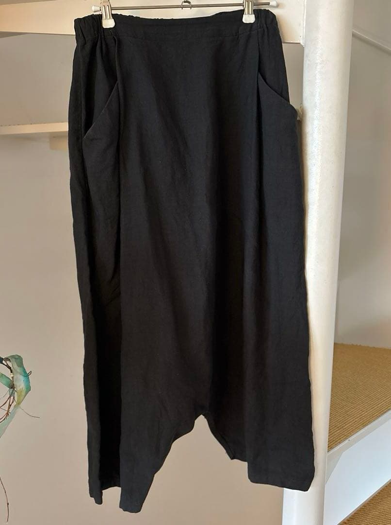 エヴァムエヴァ evam eva リネンサルエルパンツ