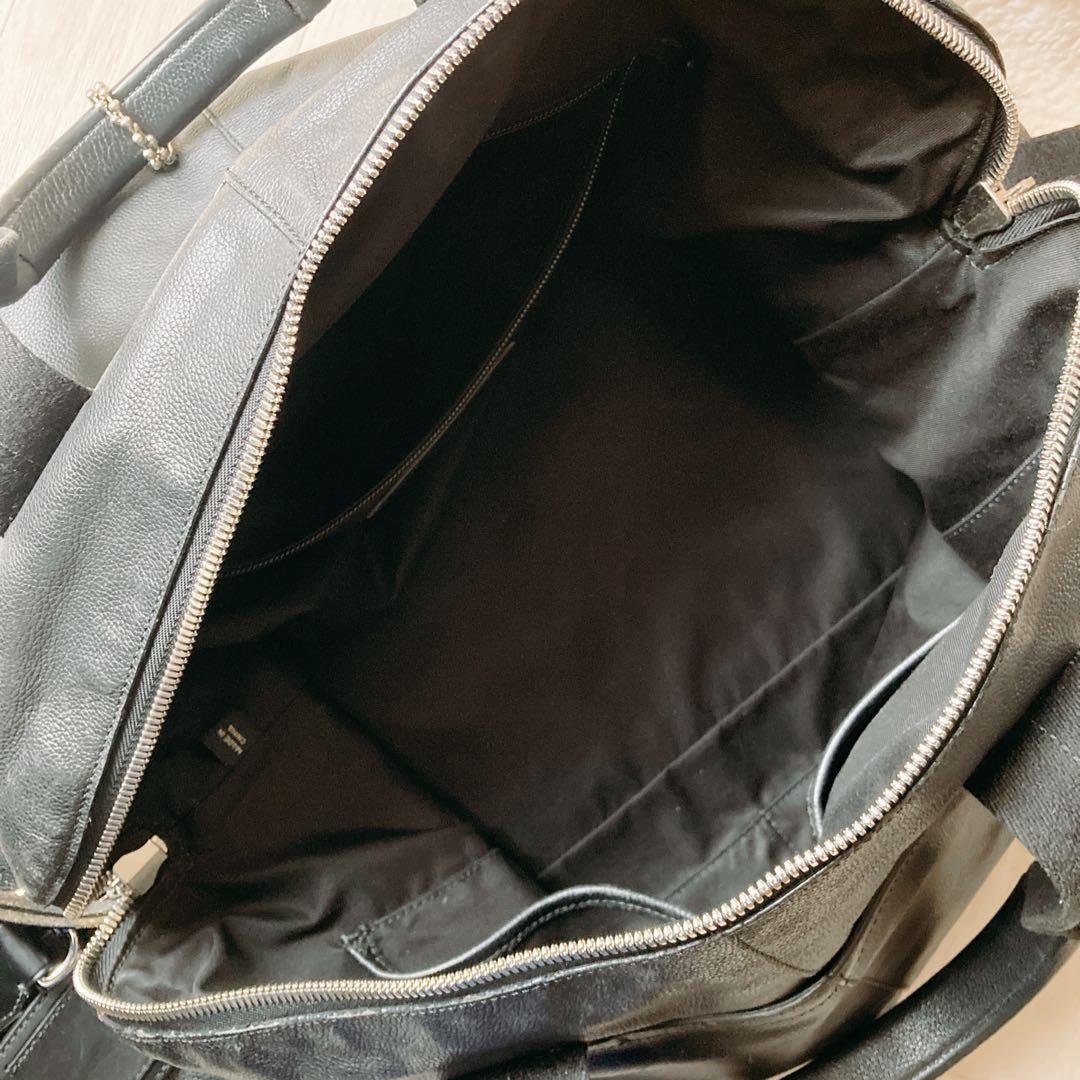 COACH コーチ 2way ボストンバッグ 南京錠 鍵 カデナ 黒 大容量収納