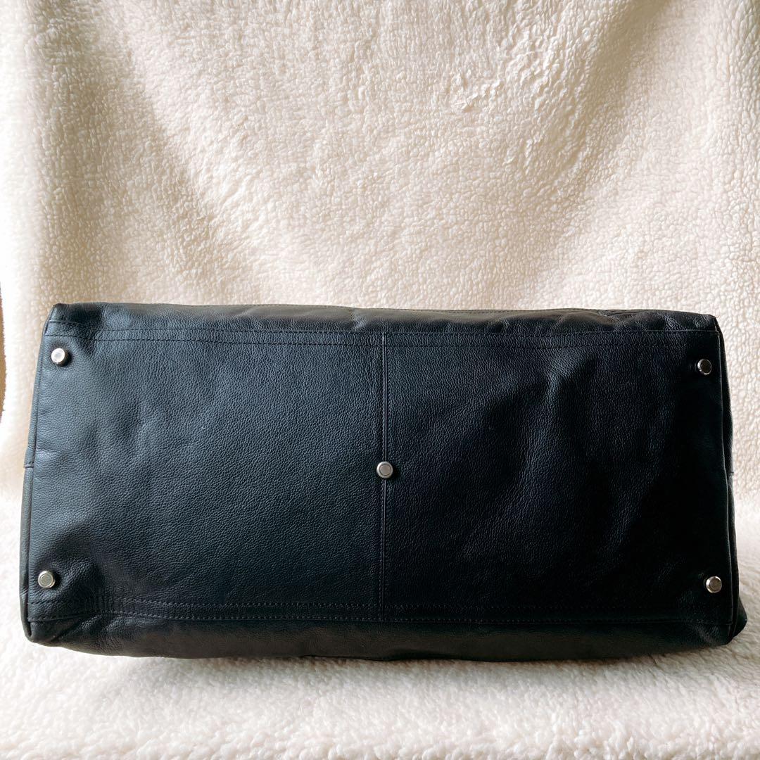 COACH コーチ 2way ボストンバッグ 南京錠 鍵 カデナ 黒 大容量収納