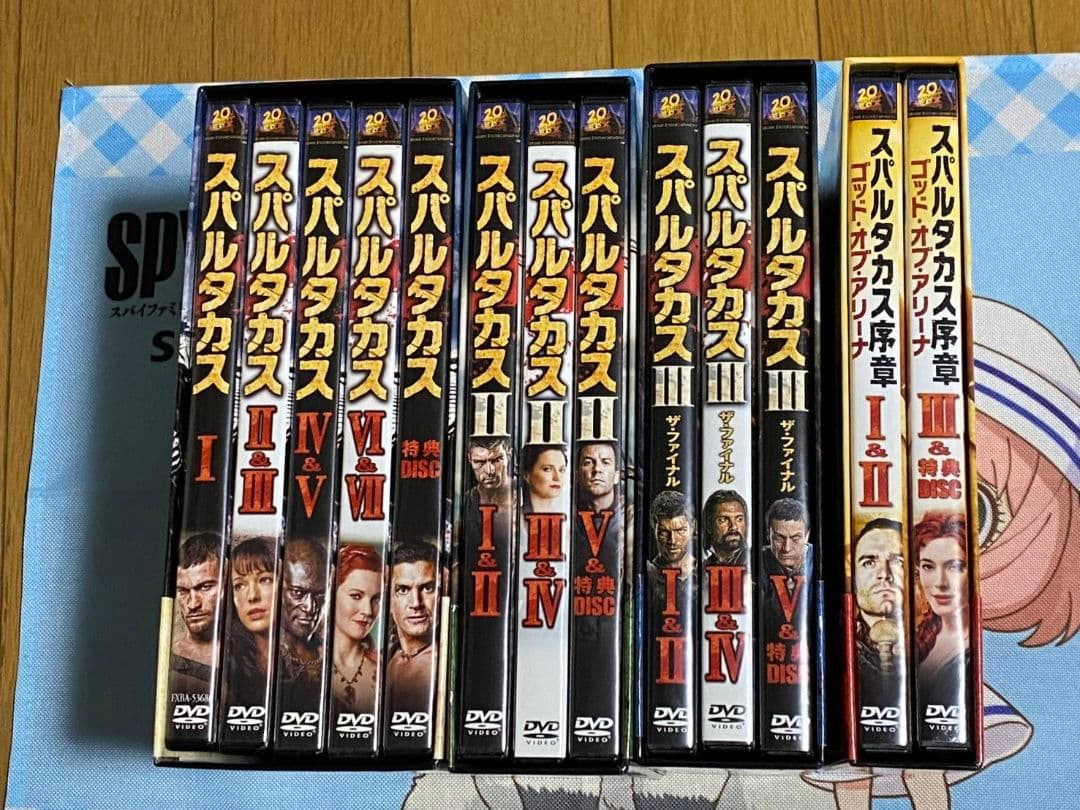 スパルタカスシーズン1·2·3·序章 13枚セット