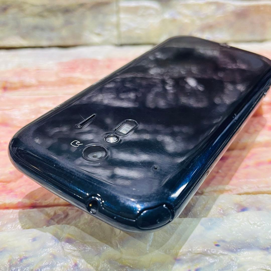 SIMフリー らくらくスマートフォン me 32GB ブラック 電池良好