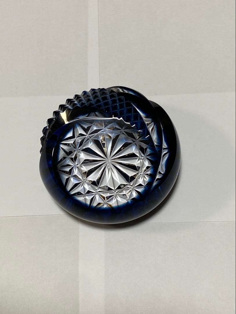 島津　薩摩切子　ペーパーウエイト