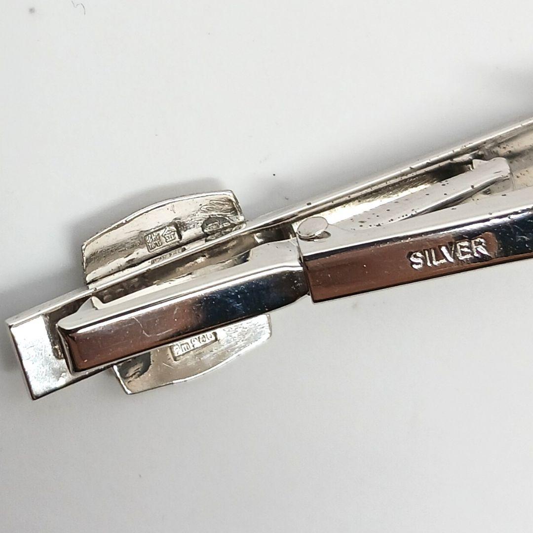 叙勲記念 ネクタイピン SILVER pm900 純金刻印有