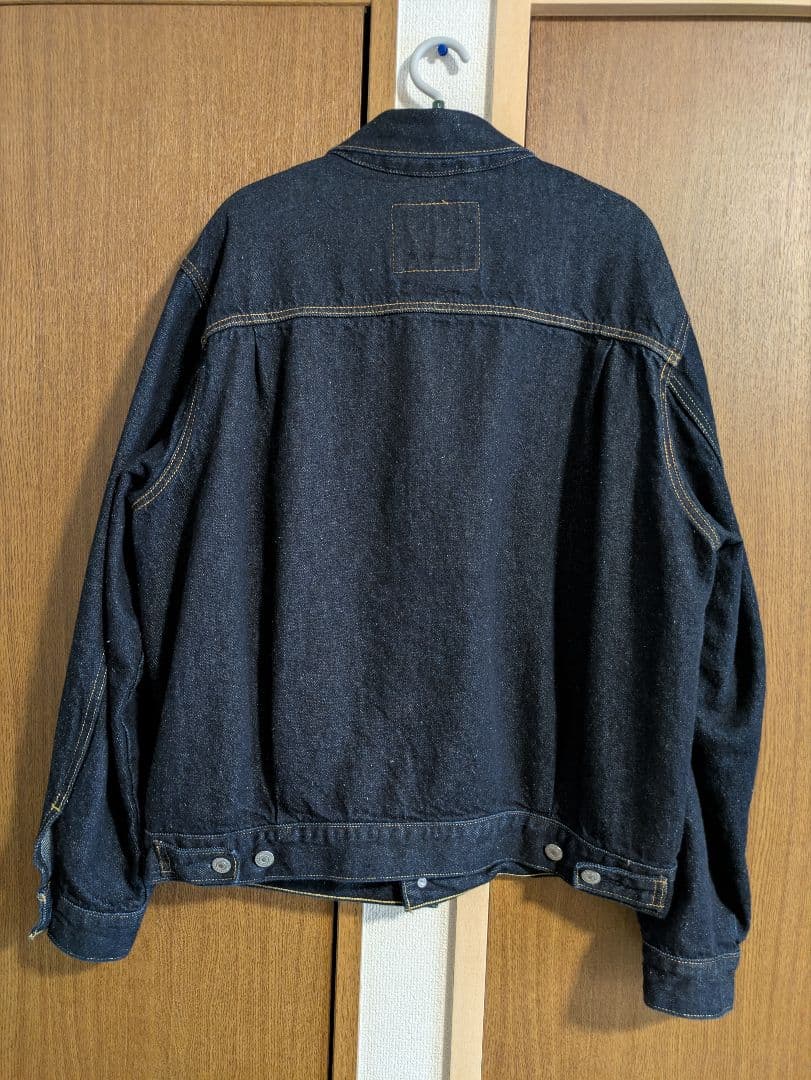 【BIOTOP別注】 LEVI'S 2ndタイプ デニムGジャン ビッグE 濃紺