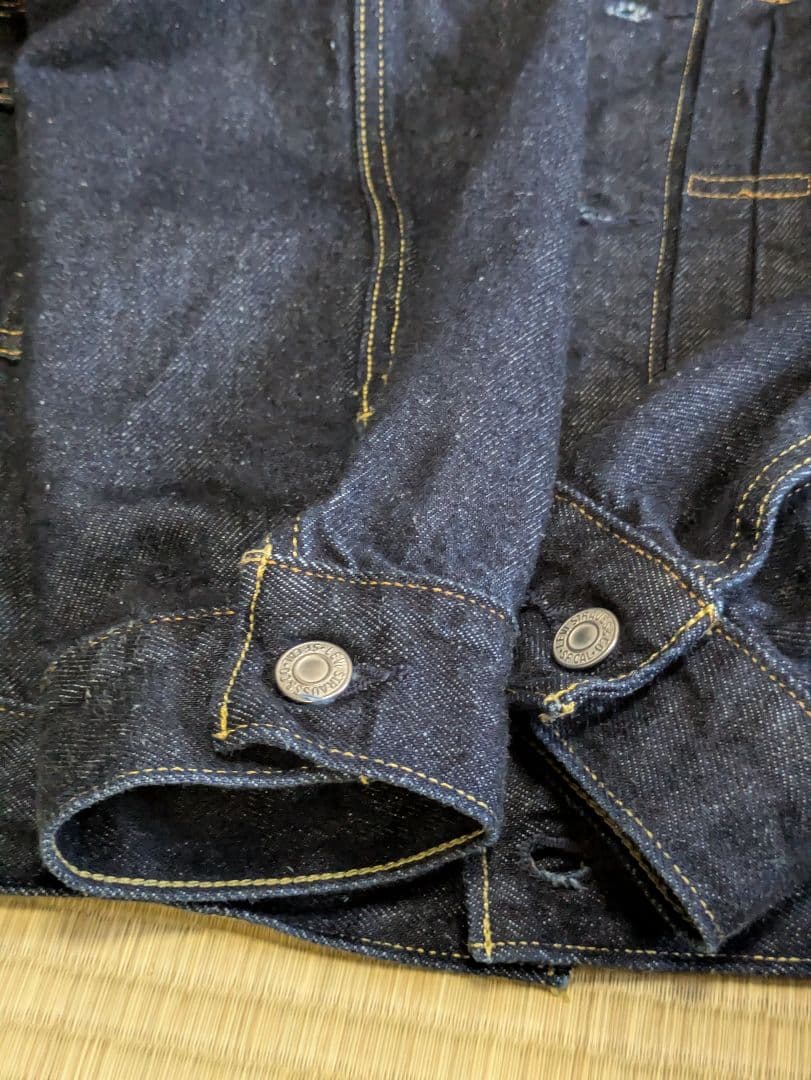 【BIOTOP別注】 LEVI'S 2ndタイプ デニムGジャン ビッグE 濃紺